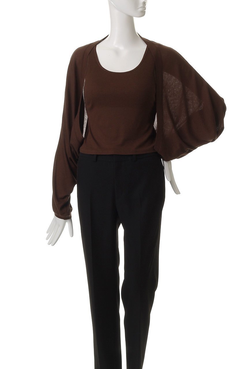 【エリオポール/heliopole】の【PROTAGONISTA】Shelf ブラタンクトップ&ボレロ 人気、トレンドファッション・服の通販 founy(ファニー) 　ファッション　Fashion　レディースファッション　WOMEN　アウター　Coat Outerwear　ボレロ　Bolero jackets　トップス・カットソー　Tops/Tshirt　キャミソール / ノースリーブ　No Sleeves　シャツ/ブラウス　Shirts/Blouses　ロング / Tシャツ　T-Shirts　カットソー　Cut and Sewn　キャミソール　Camisole　タンク　Tank　フィット　Fit　ボレロ　Bolero　NEW・新作・新着・新入荷　New Arrivals　other-2|ID: prp329100004529461 ipo3291000000032025041