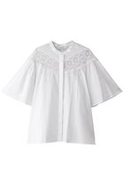 【エリオポール/heliopole】の【normment】COTTON LACE ブラウス ホワイト|ID:prp329100004529464