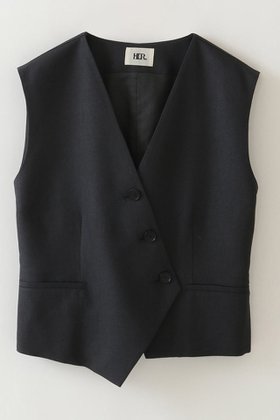 【ハー/HER.】 【5/15 12:00販売開始】リネンライクベストトップス人気、トレンドファッション・服の通販 founy(ファニー) ファッション Fashion レディースファッション WOMEN アウター Coat Outerwear ジャケット Jackets おすすめ Recommend アシンメトリー Asymmetry コンパクト Compact ジャケット Jacket セットアップ Set Up バランス Balance ベスト Vest ボトム Bottom NEW・新作・新着・新入荷 New Arrivals |ID:prp329100004532291