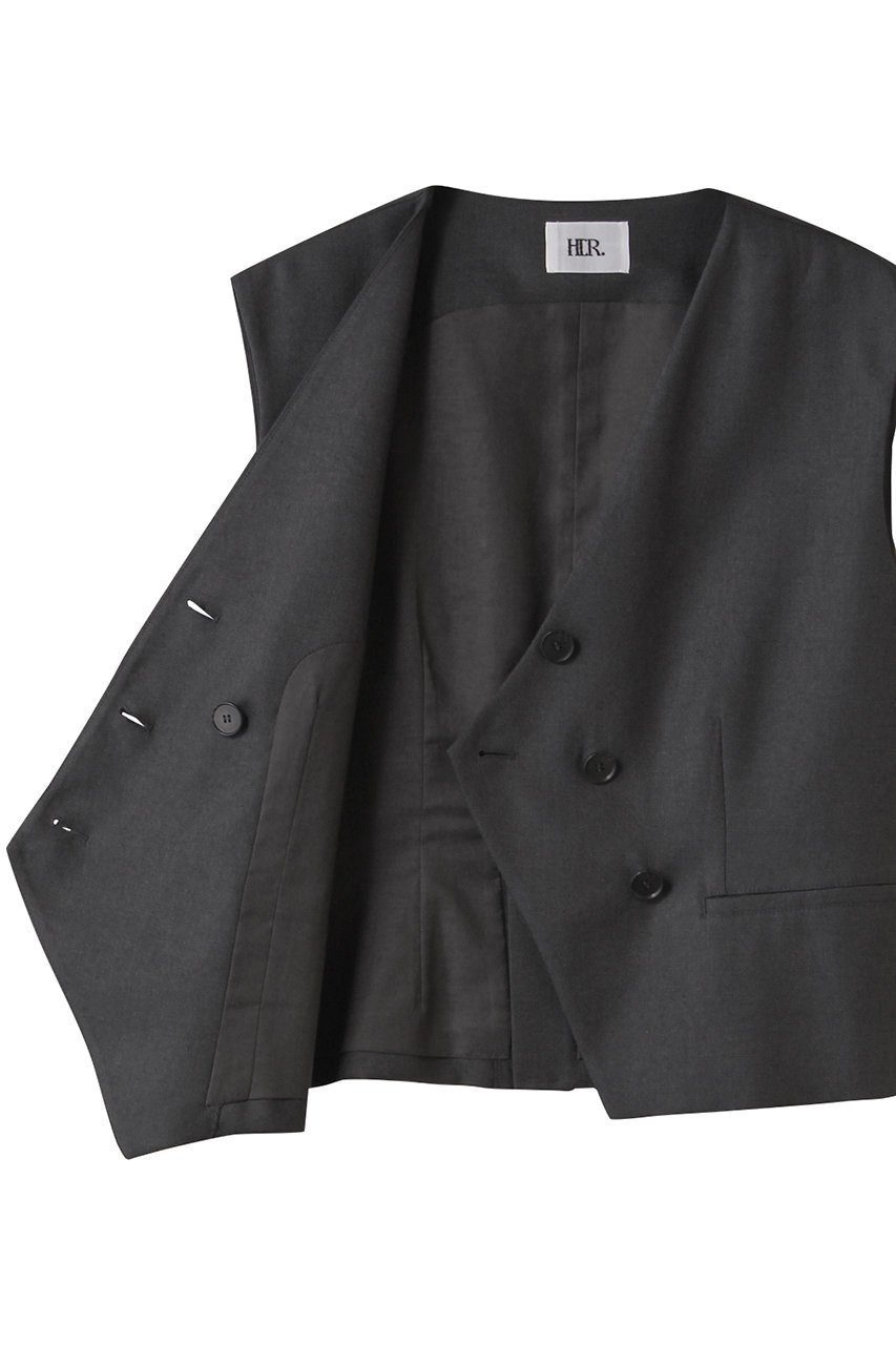【ハー/HER.】のリネンライクベストトップス 人気、トレンドファッション・服の通販 founy(ファニー) 　ファッション　Fashion　レディースファッション　Fashion for Women　アウター　Coat / Outerwear Collection　レディースジャケット・軽アウター　Jackets　おすすめ　Recommended / Our Picks　アシンメトリー　Asymmetrical Style　コンパクト　Compact, Small Size　ジャケット　Jacket, Outerwear　セットアップ　Set-Up, Coordinated Outfit　バランス　Balance, Style Balance　ベスト　Vest, Waistcoat　ボトム　Bottoms, Lower Wear　other-6|ID: prp329100004532291 ipo3291000000032810303