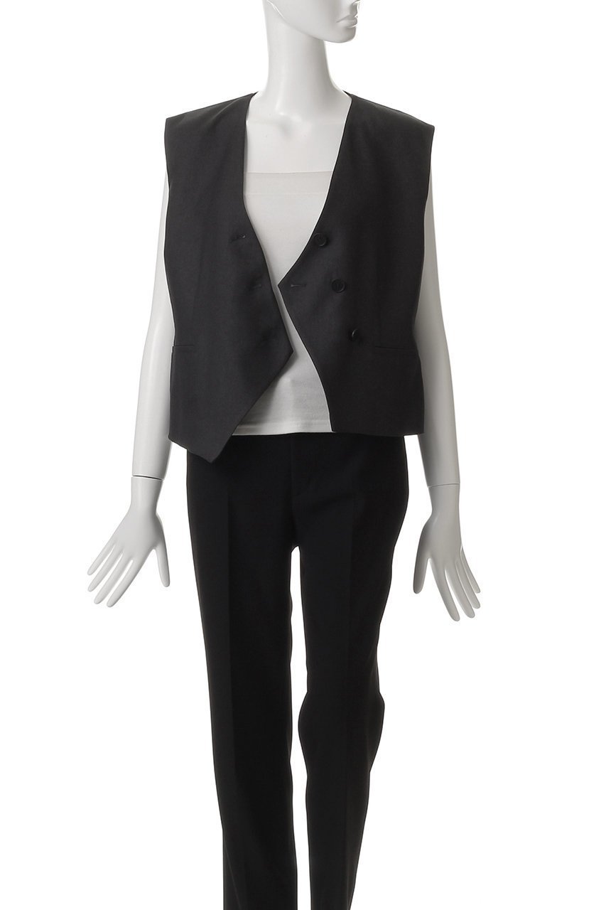 【ハー/HER.】のリネンライクベストトップス 人気、トレンドファッション・服の通販 founy(ファニー) 　ファッション　Fashion　レディースファッション　Fashion for Women　アウター　Coat / Outerwear Collection　レディースジャケット・軽アウター　Jackets　おすすめ　Recommended / Our Picks　アシンメトリー　Asymmetrical Style　コンパクト　Compact, Small Size　ジャケット　Jacket, Outerwear　セットアップ　Set-Up, Coordinated Outfit　バランス　Balance, Style Balance　ベスト　Vest, Waistcoat　ボトム　Bottoms, Lower Wear　other-7|ID: prp329100004532291 ipo3291000000032810304
