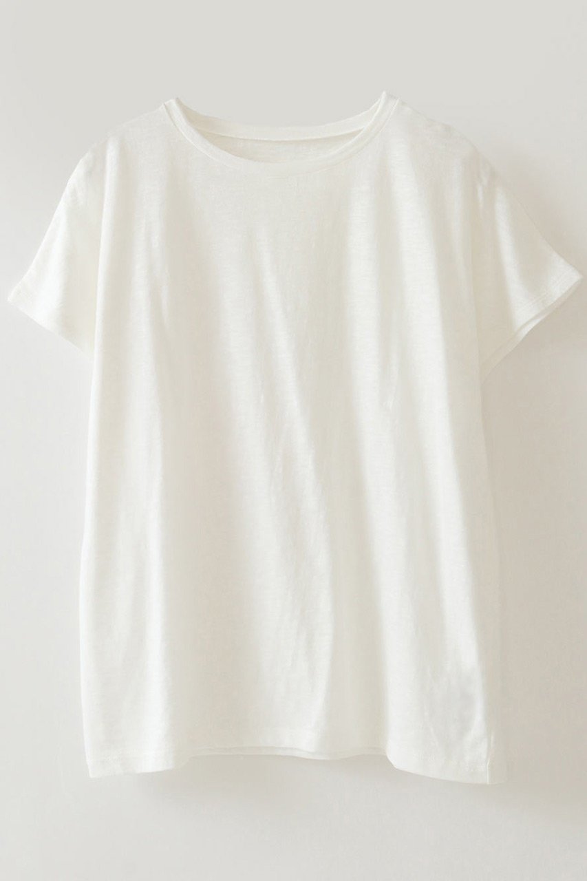 【ハー/HER.】の【5/15 12:00販売開始】スラブカットTシャツ インテリア・キッズ・メンズ・レディースファッション・服の通販 founy(ファニー) 　ファッション　Fashion　レディースファッション　WOMEN　トップス・カットソー　Tops/Tshirt　シャツ/ブラウス　Shirts/Blouses　ロング / Tシャツ　T-Shirts　カットソー　Cut and Sewn　インナー　Inner　コンパクト　Compact　ショート　Short　ジャケット　Jacket　スリーブ　Sleeve　トレンド　Trend　ボトム　Bottom　夏　Summer　NEW・新作・新着・新入荷　New Arrivals　オフホワイト|ID: prp329100004532292 ipo3291000000032037065