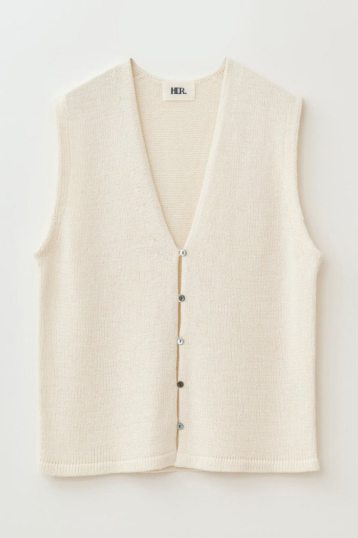 【ハー/HER.】のコットンニットベスト インテリア・キッズ・メンズ・レディースファッション・服の通販 founy(ファニー) https://founy.com/ ファッション Fashion レディースファッション WOMEN トップス・カットソー Tops/Tshirt ニット Knit Tops ベスト/ジレ Gilets/Vests プルオーバー Pullover おすすめ Recommend インナー Inner ベスト Vest 夏 Summer NEW・新作・新着・新入荷 New Arrivals 春 Spring S/S・春夏 Ss・Spring/Summer |ID: prp329100004532293 ipo3291000000032037072