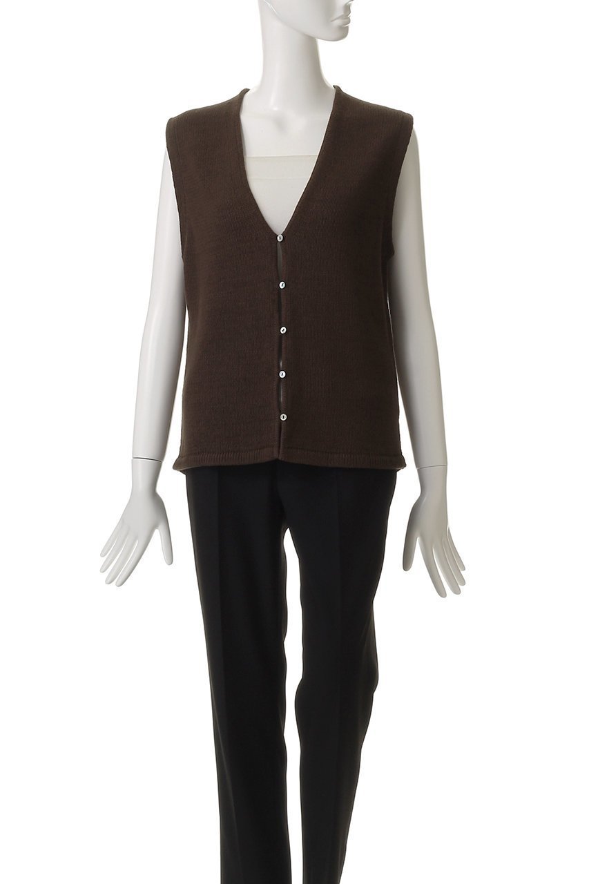 【ハー/HER.】のコットンニットベスト 人気、トレンドファッション・服の通販 founy(ファニー) 　ファッション　Fashion　レディースファッション　Fashion for Women　トップス・カットソー　Cut & Sew Tops　ニット　Knit Tops & Sweaters　ベスト&ジレ / 重ね着スタイル　Vests & Gilets　カジュアルプルオーバー・ニットトップス　Pullovers & Knit Tops / Casual Pullovers　おすすめ　Recommended / Our Picks　インナー　Innerwear　ベスト　Vest, Waistcoat　夏　Summer　春　Spring　S/S・春夏　SS, Spring/Summer, Warm Season　other-2|ID: prp329100004532293 ipo3291000000032731971