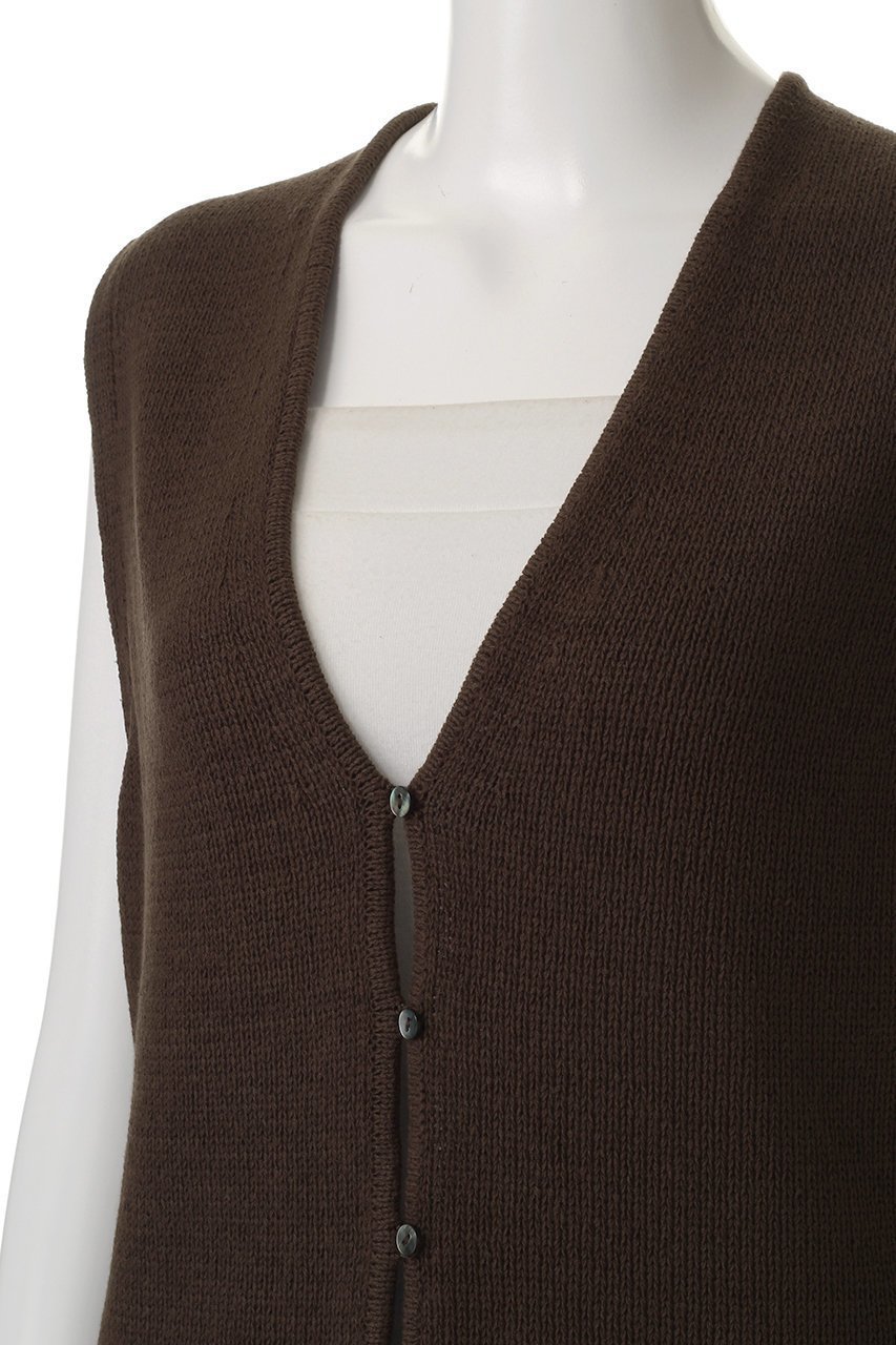 【ハー/HER.】のコットンニットベスト 人気、トレンドファッション・服の通販 founy(ファニー) 　ファッション　Fashion　レディースファッション　Fashion for Women　トップス・カットソー　Cut & Sew Tops　ニット　Knit Tops & Sweaters　ベスト&ジレ / 重ね着スタイル　Vests & Gilets　カジュアルプルオーバー・ニットトップス　Pullovers & Knit Tops / Casual Pullovers　おすすめ　Recommended / Our Picks　インナー　Innerwear　ベスト　Vest, Waistcoat　夏　Summer　春　Spring　S/S・春夏　SS, Spring/Summer, Warm Season　other-5|ID: prp329100004532293 ipo3291000000032731974