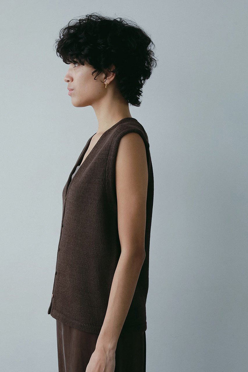 【ハー/HER.】のコットンニットベスト 人気、トレンドファッション・服の通販 founy(ファニー) 　ファッション　Fashion　レディースファッション　Fashion for Women　トップス・カットソー　Cut & Sew Tops　ニット　Knit Tops & Sweaters　ベスト&ジレ / 重ね着スタイル　Vests & Gilets　カジュアルプルオーバー・ニットトップス　Pullovers & Knit Tops / Casual Pullovers　おすすめ　Recommended / Our Picks　インナー　Innerwear　ベスト　Vest, Waistcoat　夏　Summer　春　Spring　S/S・春夏　SS, Spring/Summer, Warm Season　other-8|ID: prp329100004532293 ipo3291000000032731977