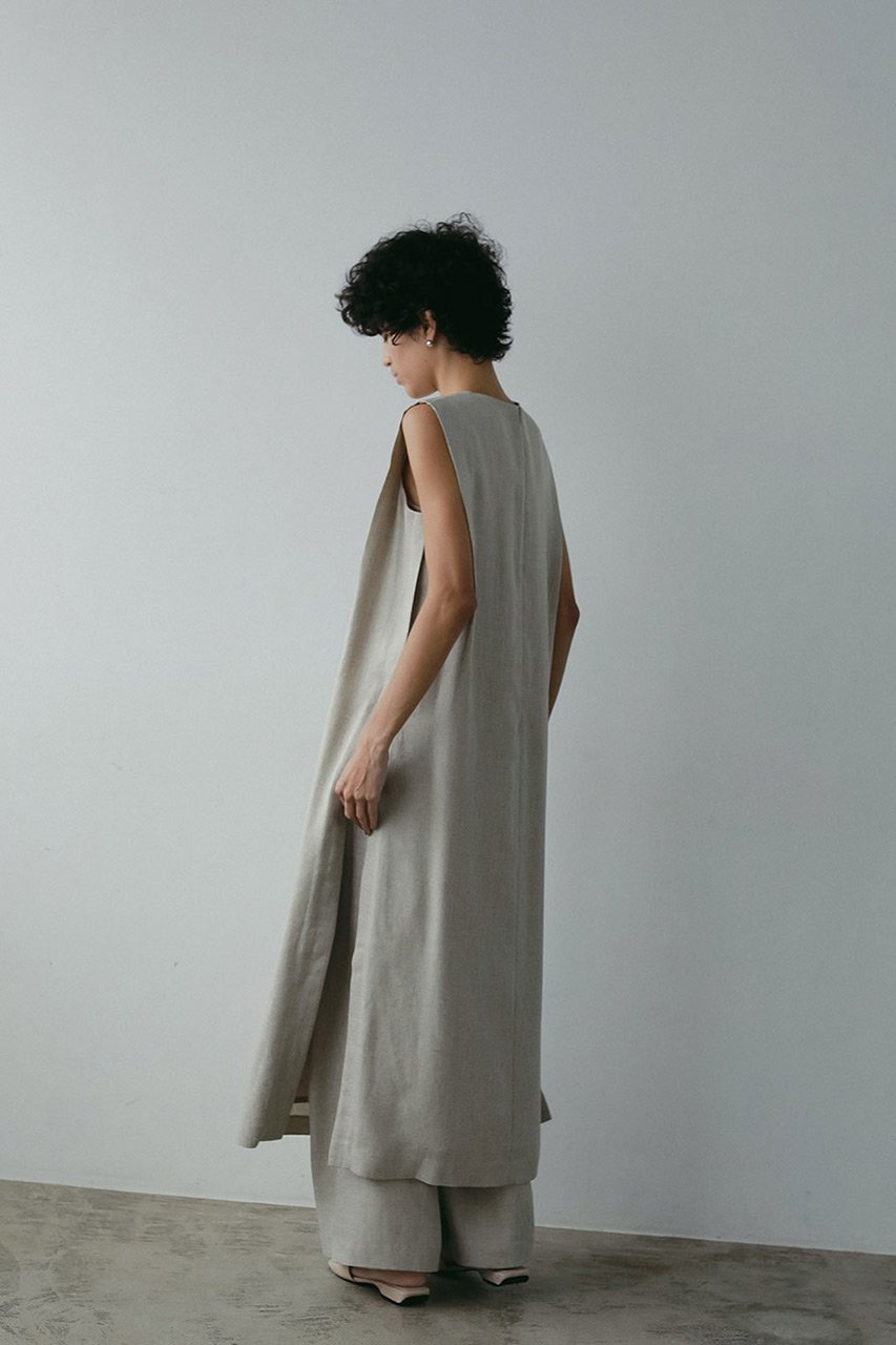 【ハー/HER.】の【5/15 12:00販売開始】リネンライクワンピース 人気、トレンドファッション・服の通販 founy(ファニー) 　ファッション　Fashion　レディースファッション　WOMEN　ワンピース　Dress　チュニック　Tunic　スリット　Slit　チュニック　Tunic　ロング　Long　NEW・新作・新着・新入荷　New Arrivals　other-3|ID: prp329100004532294 ipo3291000000032037085