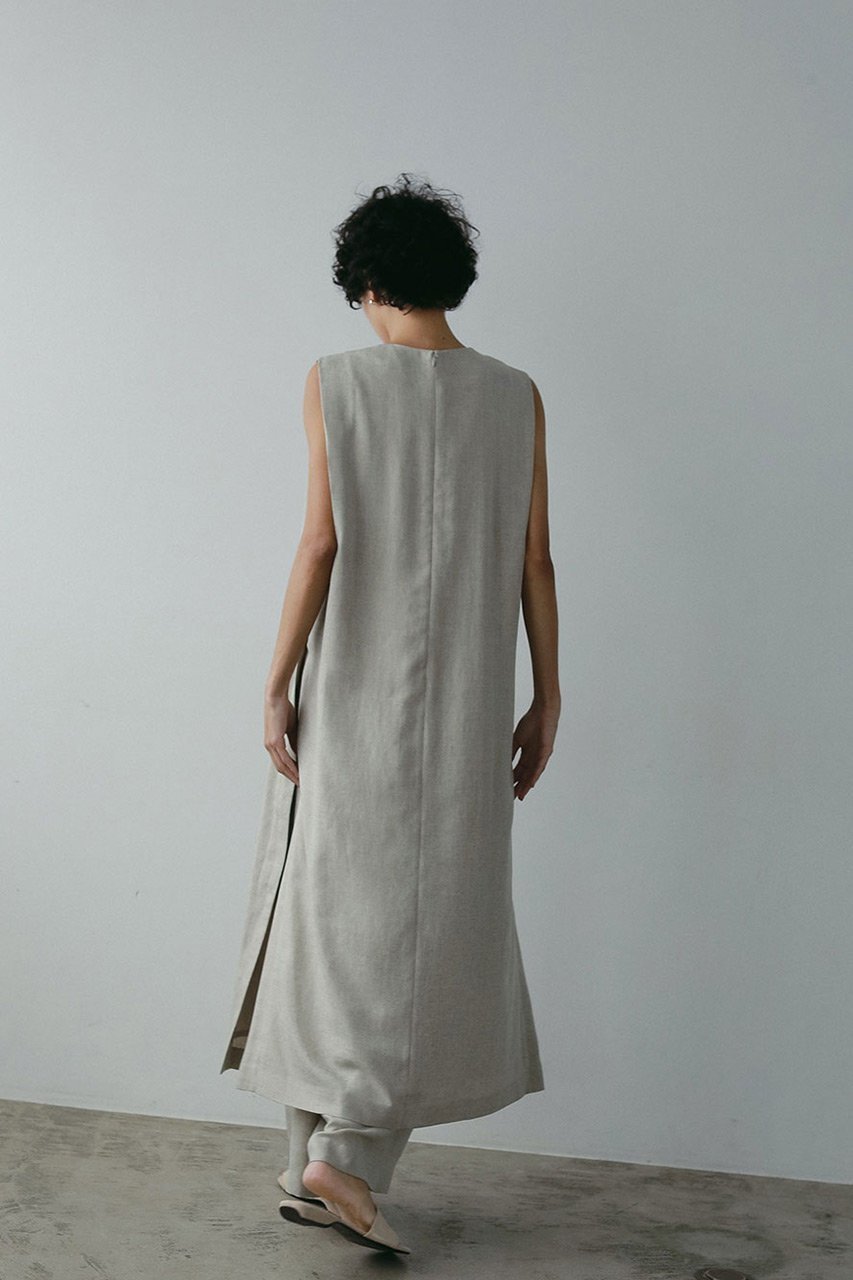 【ハー/HER.】の【5/15 12:00販売開始】リネンライクワンピース 人気、トレンドファッション・服の通販 founy(ファニー) 　ファッション　Fashion　レディースファッション　WOMEN　ワンピース　Dress　チュニック　Tunic　スリット　Slit　チュニック　Tunic　ロング　Long　NEW・新作・新着・新入荷　New Arrivals　other-4|ID: prp329100004532294 ipo3291000000032037086
