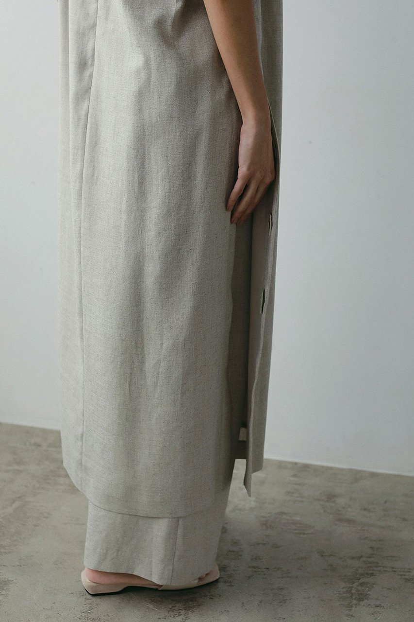 【ハー/HER.】の【5/15 12:00販売開始】リネンライクワンピース 人気、トレンドファッション・服の通販 founy(ファニー) 　ファッション　Fashion　レディースファッション　WOMEN　ワンピース　Dress　チュニック　Tunic　スリット　Slit　チュニック　Tunic　ロング　Long　NEW・新作・新着・新入荷　New Arrivals　other-6|ID: prp329100004532294 ipo3291000000032037088