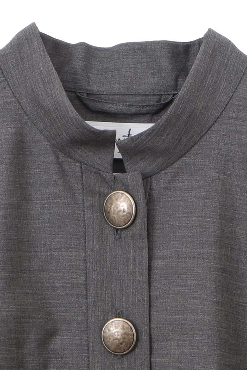 【マルティニーク/martinique】の【l heritage martinique】T/Cシャンブレーシャツドレス 人気、トレンドファッション・服の通販 founy(ファニー) 　ファッション　Fashion　レディースファッション　Fashion for Women　ワンピース　Dresses　フォーマル・パーティードレス・結婚式用ドレス　Elegant & Casual Dresses　チュニック　Tunic Tops & Dresses　おすすめ　Recommended / Our Picks　カーディガン　Cardigan, Knitwear　シャンブレー　Chambray, Denim-Like Fabric　スクエア　Square, Square Shape　スタンド　Stand Collar, Upright Stand　チュニック　Tunic, Long Top　ドレス　Dress, One-Piece　ドロップ　Drop Shoulder, Dropped Style　バルーン　Balloon, Balloon Silhouette　フォルム　Silhouette, Form　メタル　Metal, Metal Parts　メッシュ　Mesh, Net Fabric　ロング　Long, Long-Length　再入荷　Restock / Back in Stock　other-3|ID: prp329100004532297 ipo3291000000032705964