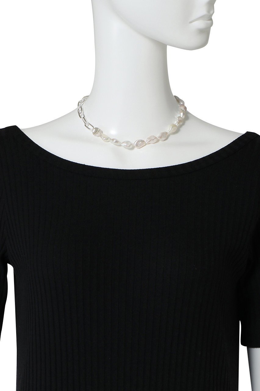 【ノウハウ/KNOWHOW】のBig Pearl Clip ネックレス 人気、トレンドファッション・服の通販 founy(ファニー) 　ファッション　Fashion　レディースファッション　WOMEN　ジュエリー　Jewelry　ネックレス　Necklaces　ユニセックス　Unisex　ショート　Short　シルバー　Silver　チェーン　Chain　ネックレス　Necklace　パーティ　Party　パール　Pearl　フェミニン　Feminine　エレガント 上品　Elegant　other-3|ID: prp329100004532301 ipo3291000000032037248