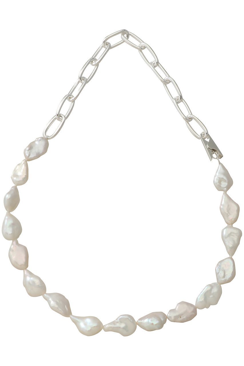 【ノウハウ/KNOWHOW】のBig Pearl Clip ネックレス 人気、トレンドファッション・服の通販 founy(ファニー) 　ファッション　Fashion　レディースファッション　WOMEN　ジュエリー　Jewelry　ネックレス　Necklaces　ユニセックス　Unisex　ショート　Short　シルバー　Silver　チェーン　Chain　ネックレス　Necklace　パーティ　Party　パール　Pearl　フェミニン　Feminine　エレガント 上品　Elegant　other-4|ID: prp329100004532301 ipo3291000000032037249