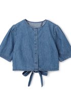 【アンクレイヴ/uncrave】の【5/14 20:00販売開始】ライトデニム パフスリーブブラウス ブルー|ID: prp329100004535011 ipo3291000000032048808