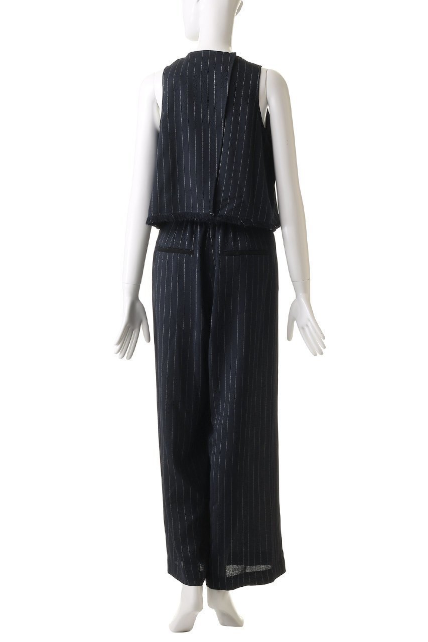 【アンクレイヴ/uncrave】のリネンライクツイル オールインワン 人気、トレンドファッション・服の通販 founy(ファニー) 　ファッション　Fashion　レディースファッション　Fashion for Women　パンツ　Pants & Trousers　アメリカン　American Style　シャンブレー　Chambray, Denim-Like Fabric　スリーブ　Sleeve, Long Sleeve / Short Sleeve　セパレート　Separate, Two-Piece　ツイード　Twill, Twill Weave　フレア　Flare, Flared　ポケット　Pocket, Pocket Detail　ランダム　Random, Irregular　リアル　Real, Realistic　夏　Summer　other-4|ID: prp329100004535013 ipo3291000000035505763