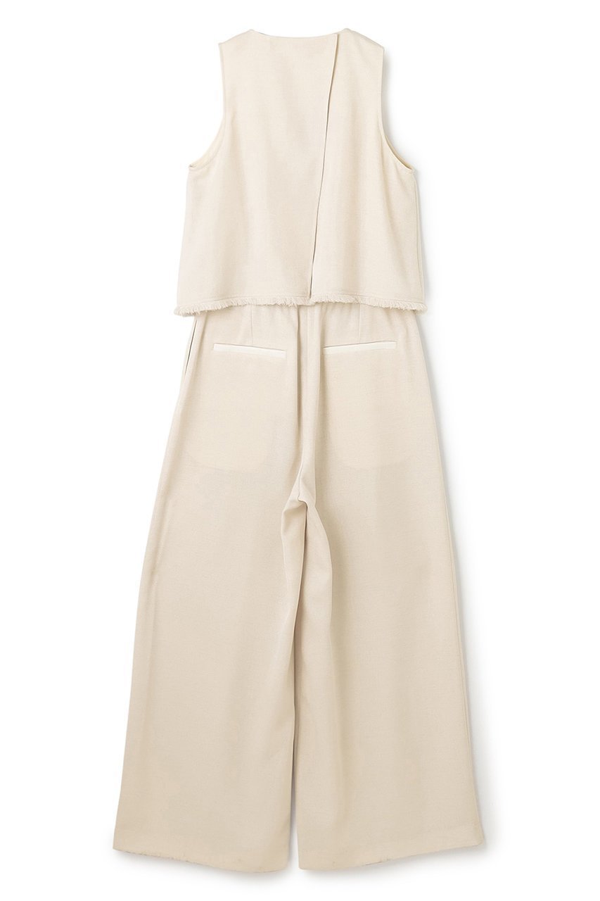 【アンクレイヴ/uncrave】のリネンライクツイル オールインワン 人気、トレンドファッション・服の通販 founy(ファニー) 　ファッション　Fashion　レディースファッション　Fashion for Women　パンツ　Pants & Trousers　アメリカン　American Style　シャンブレー　Chambray, Denim-Like Fabric　スリーブ　Sleeve, Long Sleeve / Short Sleeve　セパレート　Separate, Two-Piece　ツイード　Twill, Twill Weave　フレア　Flare, Flared　ポケット　Pocket, Pocket Detail　ランダム　Random, Irregular　リアル　Real, Realistic　夏　Summer　other-7|ID: prp329100004535013 ipo3291000000035505767