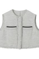 【アンクレイヴ/uncrave】の【5/14 20:00販売開始】リネンライクツイル ジレブラウス グレー|ID: prp329100004535014 ipo3291000000032048842