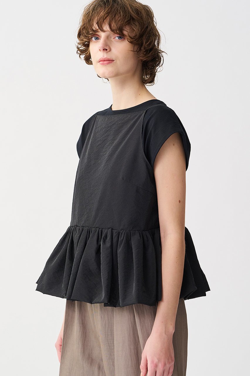 【アンクレイヴ/uncrave】のシアーオーガンジー /ペプラムトップス 人気、トレンドファッション・服の通販 founy(ファニー) 　ファッション　Fashion　レディースファッション　Fashion for Women　トップス・カットソー　Cut & Sew Tops　キャミソール&ノースリーブ　Camisoles & Sleeveless Tops　シャツ・ブラウス・オフィスカジュアル　Elegant Blouses & Button-Ups　インナー　Innerwear　エアリー　Airy Texture　シアー　Sheer, See-Through　ショート　Short, Short Length　シンプル　Simple, Minimal　タンク　Tank Top, Sleeveless Top　ノースリーブ　Sleeveless, No-Sleeve　バランス　Balance, Style Balance　ブライト　Bright, Shiny　ペプラム　Peplum, Flared Hem　エレガント 上品　Elegant　再入荷　Restock / Back in Stock　other-7|ID: prp329100004535015 ipo3291000000032523623