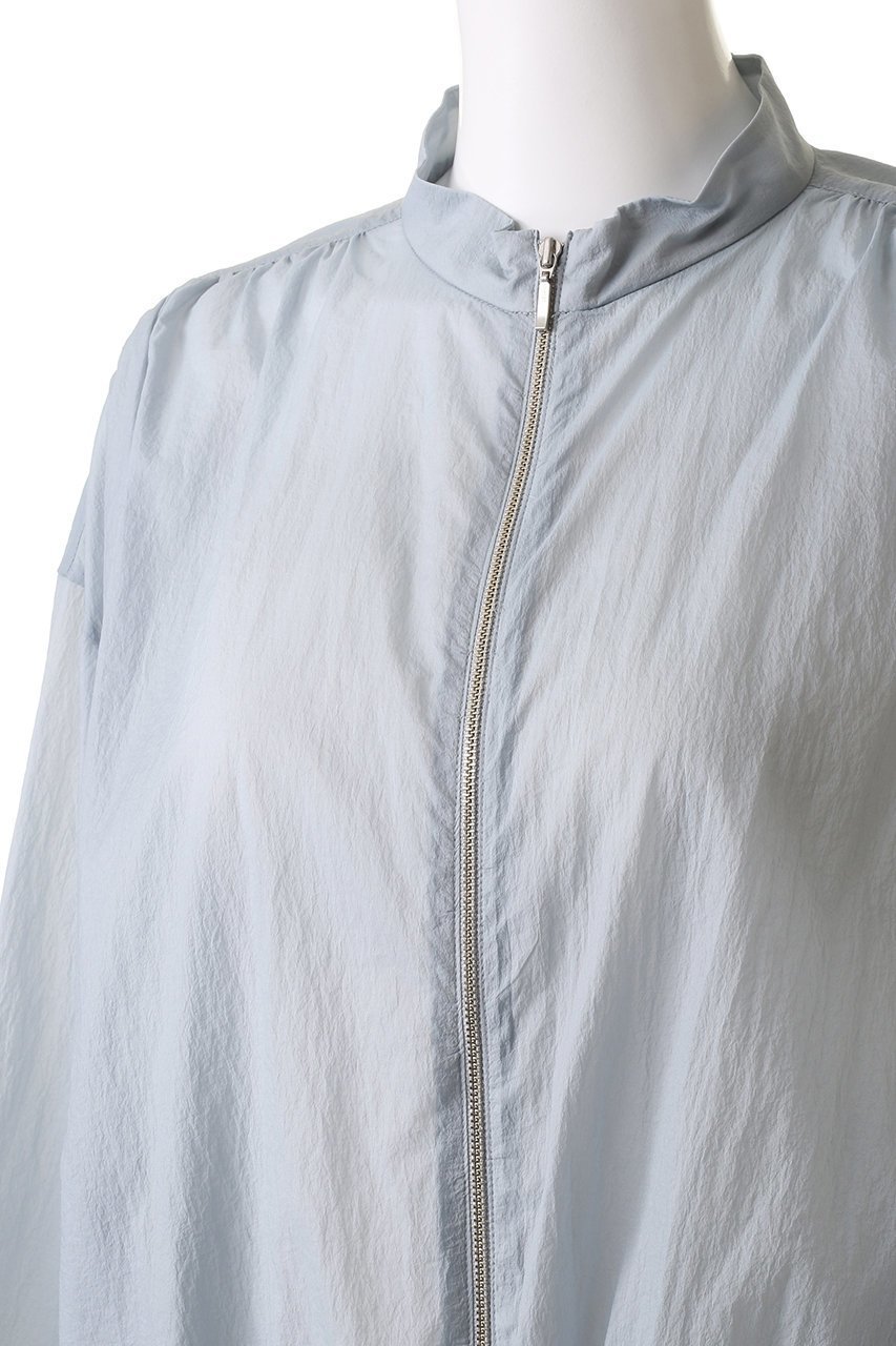 【アンクレイヴ/uncrave】のシアープルーフナイロン スタンドネックブルゾン 人気、トレンドファッション・服の通販 founy(ファニー) 　ファッション　Fashion　レディースファッション　Fashion for Women　アウター　Coat / Outerwear Collection　レディースジャケット・軽アウター　Jackets　ブルゾンジャケット・スポーティアウター　Blouson Jackets　ギャザー　Gathered, Ruffled　シアー　Sheer, See-Through　ジャケット　Jacket, Outerwear　スポーティ　Sporty, Casual Athletic　ブルゾン　Blouson, Bomber Jacket　ヨーク　Yoke, Yoke Design　エレガント 上品　Elegant　other-5|ID: prp329100004535021 ipo3291000000032785446