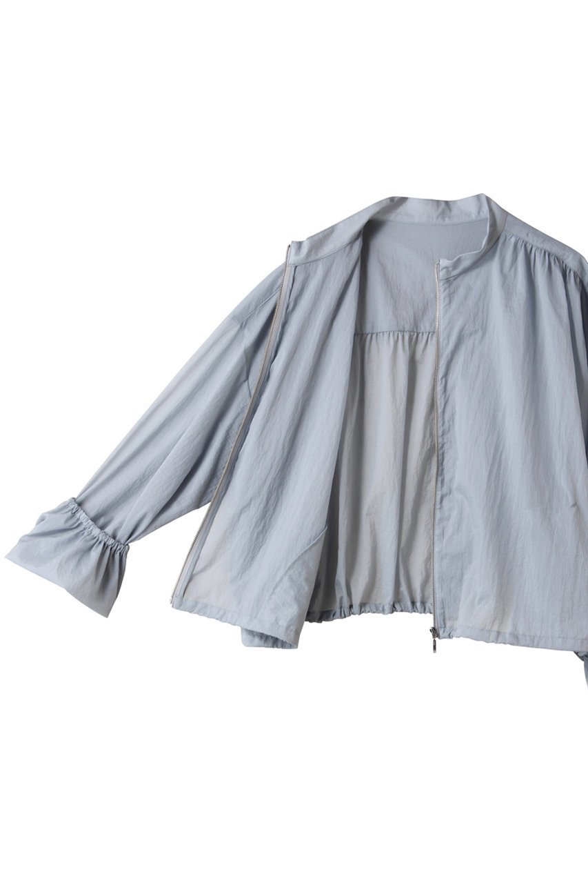 【アンクレイヴ/uncrave】のシアープルーフナイロン スタンドネックブルゾン 人気、トレンドファッション・服の通販 founy(ファニー) 　ファッション　Fashion　レディースファッション　Fashion for Women　アウター　Coat / Outerwear Collection　レディースジャケット・軽アウター　Jackets　ブルゾンジャケット・スポーティアウター　Blouson Jackets　ギャザー　Gathered, Ruffled　シアー　Sheer, See-Through　ジャケット　Jacket, Outerwear　スポーティ　Sporty, Casual Athletic　ブルゾン　Blouson, Bomber Jacket　ヨーク　Yoke, Yoke Design　エレガント 上品　Elegant　other-6|ID: prp329100004535021 ipo3291000000032785450