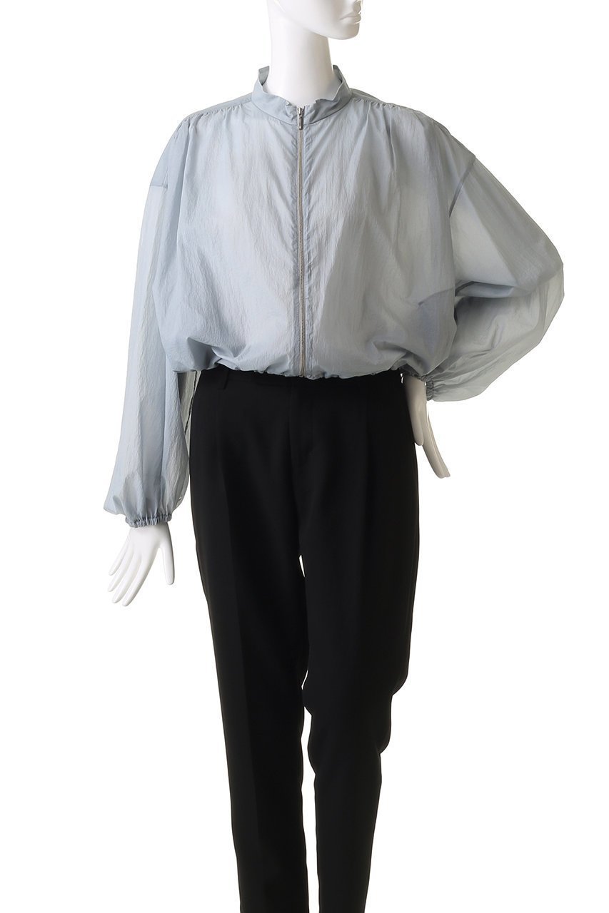 【アンクレイヴ/uncrave】のシアープルーフナイロン スタンドネックブルゾン 人気、トレンドファッション・服の通販 founy(ファニー) 　ファッション　Fashion　レディースファッション　Fashion for Women　アウター　Coat / Outerwear Collection　レディースジャケット・軽アウター　Jackets　ブルゾンジャケット・スポーティアウター　Blouson Jackets　ギャザー　Gathered, Ruffled　シアー　Sheer, See-Through　ジャケット　Jacket, Outerwear　スポーティ　Sporty, Casual Athletic　ブルゾン　Blouson, Bomber Jacket　ヨーク　Yoke, Yoke Design　エレガント 上品　Elegant　other-7|ID: prp329100004535021 ipo3291000000032785454