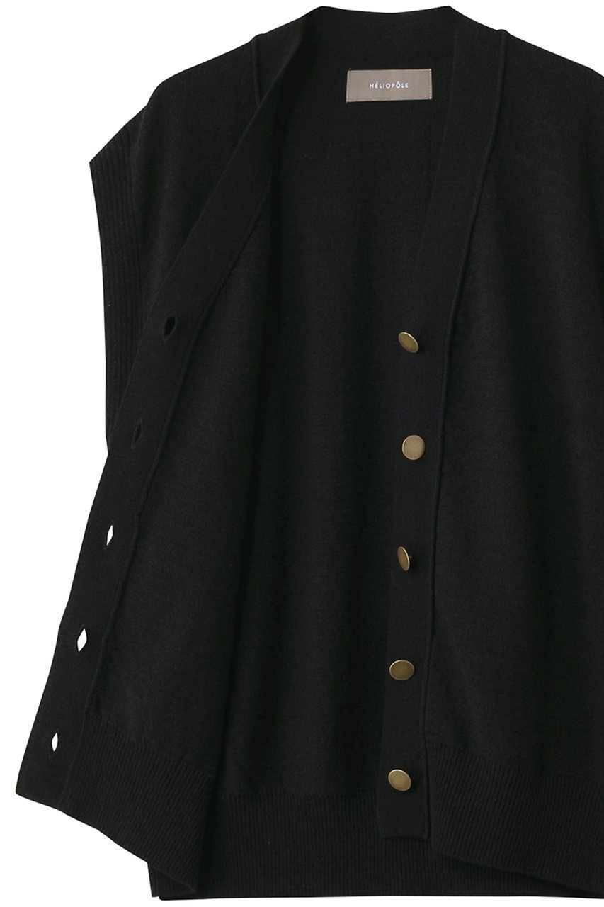 【エリオポール/heliopole】のメタルボタンニットベスト 人気、トレンドファッション・服の通販 founy(ファニー) 　ファッション　Fashion　レディースファッション　Fashion for Women　トップス・カットソー　Cut & Sew Tops　ニット　Knit Tops & Sweaters　ベスト&ジレ / 重ね着スタイル　Vests & Gilets　カジュアルプルオーバー・ニットトップス　Pullovers & Knit Tops / Casual Pullovers　ベスト　Vest, Waistcoat　メタル　Metal, Metal Parts　リネン　Linen, Linen Fabric　夏　Summer　春　Spring　S/S・春夏　SS, Spring/Summer, Warm Season　other-7|ID: prp329100004535025 ipo3291000000032795701