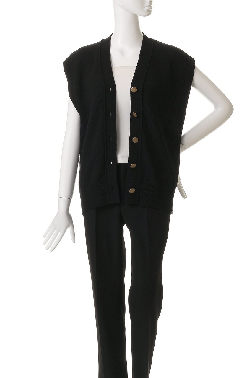 【エリオポール/heliopole】のメタルボタンニットベスト 人気、トレンドファッション・服の通販 founy(ファニー) 　ファッション　Fashion　レディースファッション　Fashion for Women　トップス・カットソー　Cut & Sew Tops　ニット　Knit Tops & Sweaters　ベスト&ジレ / 重ね着スタイル　Vests & Gilets　カジュアルプルオーバー・ニットトップス　Pullovers & Knit Tops / Casual Pullovers　ベスト　Vest, Waistcoat　メタル　Metal, Metal Parts　リネン　Linen, Linen Fabric　夏　Summer　春　Spring　S/S・春夏　SS, Spring/Summer, Warm Season　other-8|ID: prp329100004535025 ipo3291000000032795703