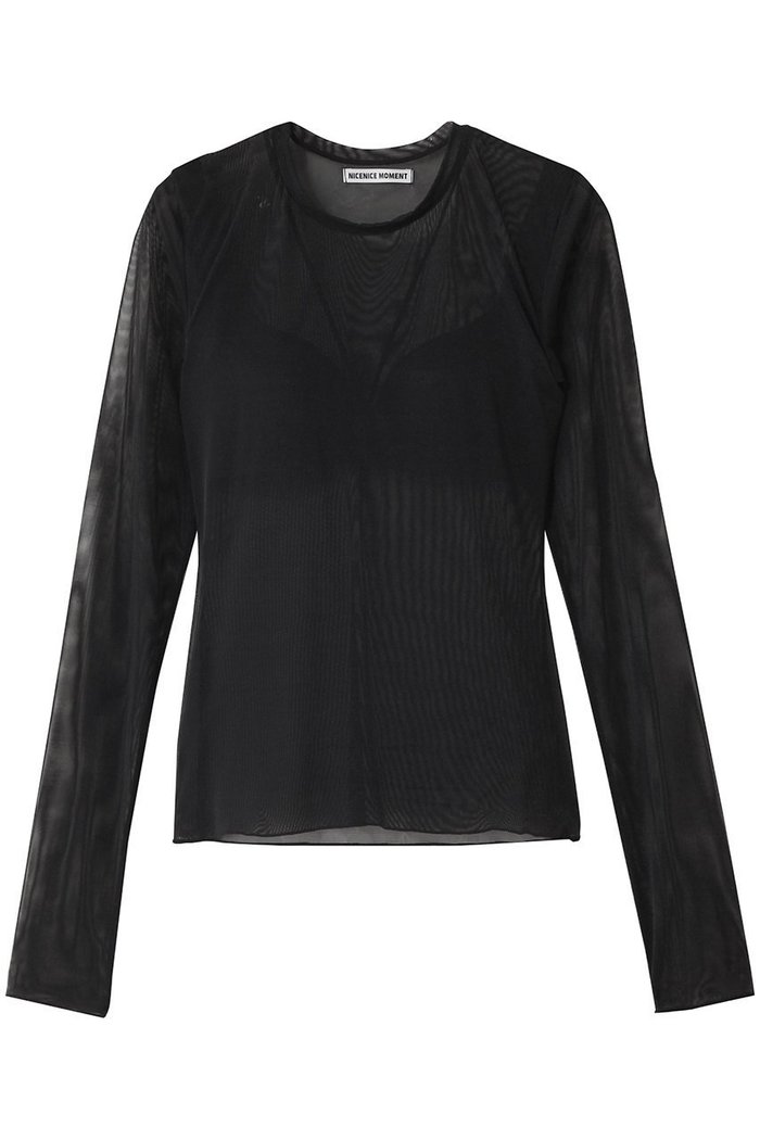 【エリオポール/heliopole】の【NICENICE MOMENT】メッシュロングスリーブ SHELL インテリア・キッズ・メンズ・レディースファッション・服の通販 founy(ファニー) https://founy.com/ ファッション Fashion レディースファッション WOMEN トップス・カットソー Tops/Tshirt シャツ/ブラウス Shirts/Blouses ロング / Tシャツ T-Shirts カットソー Cut and Sewn インナー Inner シアー Sheer ジャケット Jacket スリーブ Sleeve バランス Balance フィット Fit メッシュ Mesh ロング Long NEW・新作・新着・新入荷 New Arrivals |ID: prp329100004535026 ipo3291000000032048939