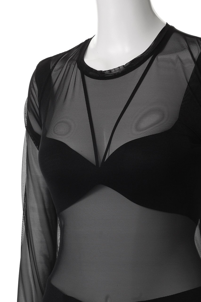 【エリオポール/heliopole】の【NICENICE MOMENT】メッシュロングスリーブ SHELL 人気、トレンドファッション・服の通販 founy(ファニー) 　ファッション　Fashion　レディースファッション　WOMEN　トップス・カットソー　Tops/Tshirt　シャツ/ブラウス　Shirts/Blouses　ロング / Tシャツ　T-Shirts　カットソー　Cut and Sewn　インナー　Inner　シアー　Sheer　ジャケット　Jacket　スリーブ　Sleeve　バランス　Balance　フィット　Fit　メッシュ　Mesh　ロング　Long　NEW・新作・新着・新入荷　New Arrivals　other-5|ID: prp329100004535026 ipo3291000000032048944