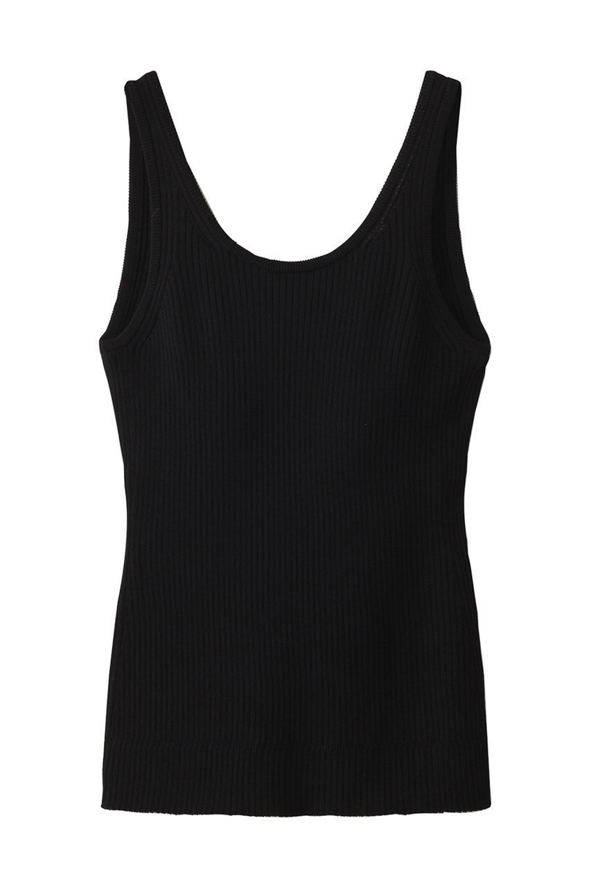 【エリオポール/heliopole】の【NICENICE MOMENT】タンクトップ SHELL インテリア・キッズ・メンズ・レディースファッション・服の通販 founy(ファニー) 　ファッション　Fashion　レディースファッション　Fashion for Women　トップス・カットソー　Cut & Sew Tops　キャミソール&ノースリーブ　Camisoles & Sleeveless Tops　シャツ・ブラウス・オフィスカジュアル　Elegant Blouses & Button-Ups　ロングTシャツ・Tシャツ　Longline T-Shirts & Tees　カットソー・ベーシックTシャツ　Cut-and-Sewn Tops / Stretch Tees & Basics　インナー　Innerwear　キャミソール　Camisole, Spaghetti Strap Top　ジャケット　Jacket, Outerwear　タンク　Tank Top, Sleeveless Top　フィット　Fit, Slim Fit　ブラック|ID: prp329100004535028 ipo3291000000032795741