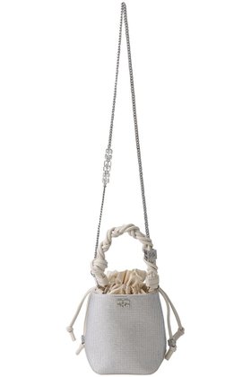 【ガニー/GANNI】 Ganni Bou Bucket Mini Strass バッグ人気、トレンドファッション・服の通販 founy(ファニー) ファッション Fashion レディースファッション WOMEN バッグ Bag シルバー Silver チェーン Chain ハンドバッグ Handbag NEW・新作・新着・新入荷 New Arrivals |ID:prp329100004535032