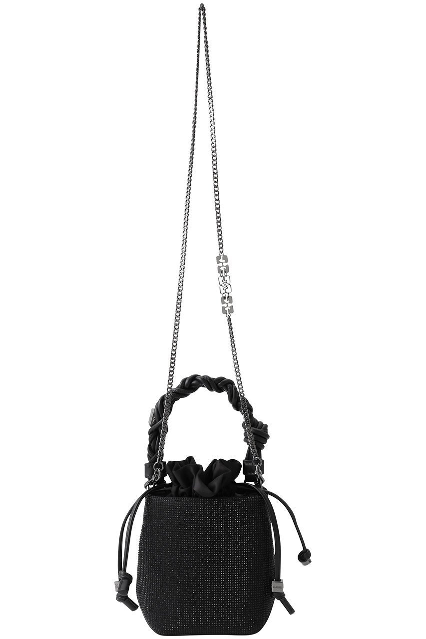 【ガニー/GANNI】のGanni Bou Bucket Mini Strass バッグ 人気、トレンドファッション・服の通販 founy(ファニー) 　ファッション　Fashion　レディースファッション　WOMEN　バッグ　Bag　シルバー　Silver　チェーン　Chain　ハンドバッグ　Handbag　NEW・新作・新着・新入荷　New Arrivals　other-3|ID: prp329100004535032 ipo3291000000032048988