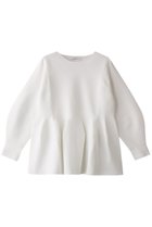 【アナイ/ANAYI】のボリュームペプラムプルオーバー 人気、トレンドファッション・服の通販 founy(ファニー) ファッション Fashion レディースファッション Fashion for Women トップス・カットソー Cut & Sew Tops ニット Knit Tops & Sweaters カジュアルプルオーバー・ニットトップス Pullovers & Knit Tops / Casual Pullovers スラックス Slacks, Dress Pants スリーブ Sleeve, Long Sleeve / Short Sleeve デニム Denim, Jeans Material フェミニン Feminine, Girly ペプラム Peplum, Flared Hem ロング Long, Long-Length 再入荷 Restock / Back in Stock thumbnail オフホワイト|ID: prp329100004535054 ipo3291000000035053159