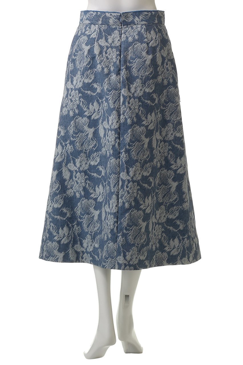 【アナイ/ANAYI】のデニムフラワーJQポケットスカート 人気、トレンドファッション・服の通販 founy(ファニー) 　ファッション　Fashion　レディースファッション　Fashion for Women　スカート　Skirts　ロングスカート　Long Skirts / Maxi & Midi Skirts　ジャカード／ジャガード　Jacquard, Woven Pattern　デニム　Denim, Jeans Material　フラワー　Flower, Floral　フロント　Front, Front Design　ポケット　Pocket, Pocket Detail　ロング　Long, Long-Length　再入荷　Restock / Back in Stock　夏　Summer　春　Spring　S/S・春夏　SS, Spring/Summer, Warm Season　other-4|ID: prp329100004535058 ipo3291000000035052752