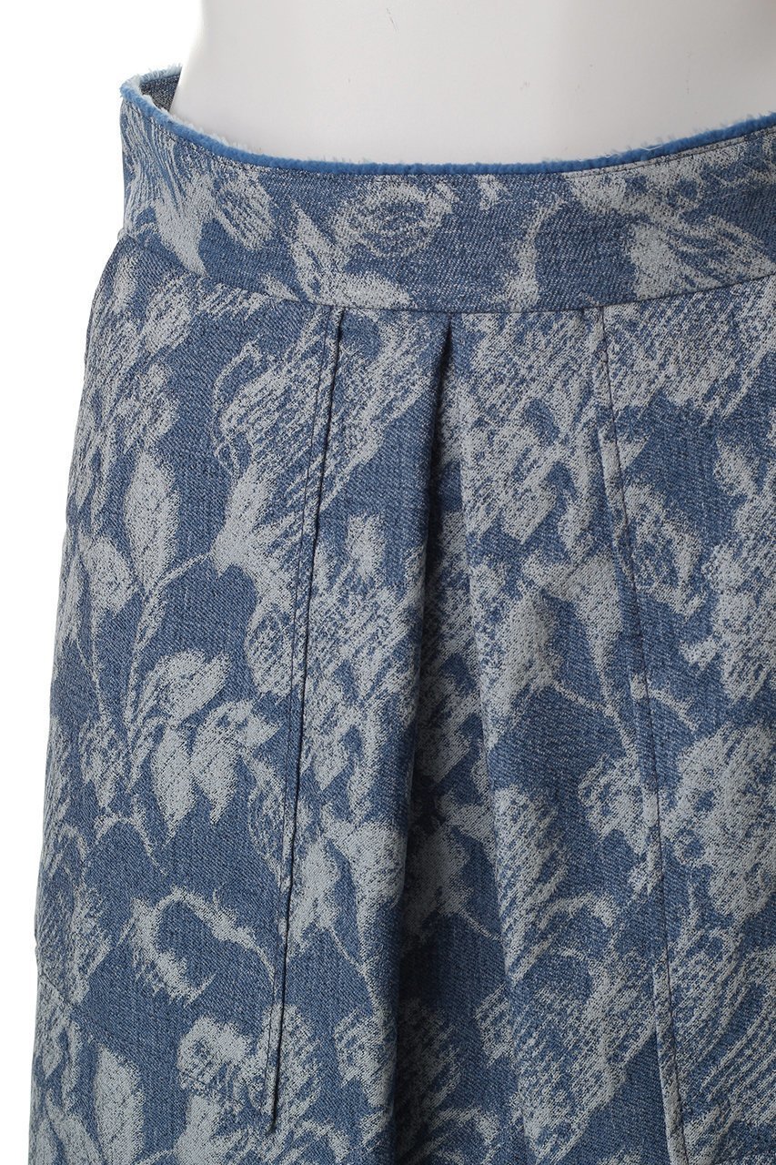 【アナイ/ANAYI】のデニムフラワーJQポケットスカート 人気、トレンドファッション・服の通販 founy(ファニー) 　ファッション　Fashion　レディースファッション　Fashion for Women　スカート　Skirts　ロングスカート　Long Skirts / Maxi & Midi Skirts　ジャカード／ジャガード　Jacquard, Woven Pattern　デニム　Denim, Jeans Material　フラワー　Flower, Floral　フロント　Front, Front Design　ポケット　Pocket, Pocket Detail　ロング　Long, Long-Length　再入荷　Restock / Back in Stock　夏　Summer　春　Spring　S/S・春夏　SS, Spring/Summer, Warm Season　other-5|ID: prp329100004535058 ipo3291000000035052753