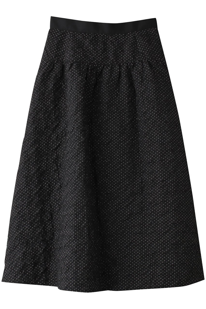 【アナイ/ANAYI】のドットJQヨークギャザーフレアスカート インテリア・キッズ・メンズ・レディースファッション・服の通販 founy(ファニー) 　ファッション　Fashion　レディースファッション　WOMEN　スカート　Skirt　Aライン/フレアスカート　Flared A-Line Skirts　ロングスカート　Long Skirt　エレガント 上品　Elegant　ギャザー　Gather　ジャカード　Jacquard　ドット　Dot　フェミニン　Feminine　フレア　Flare　ヨーク　Yoke　ロング　Long　NEW・新作・新着・新入荷　New Arrivals　ブラック|ID: prp329100004535060 ipo3291000000032049155