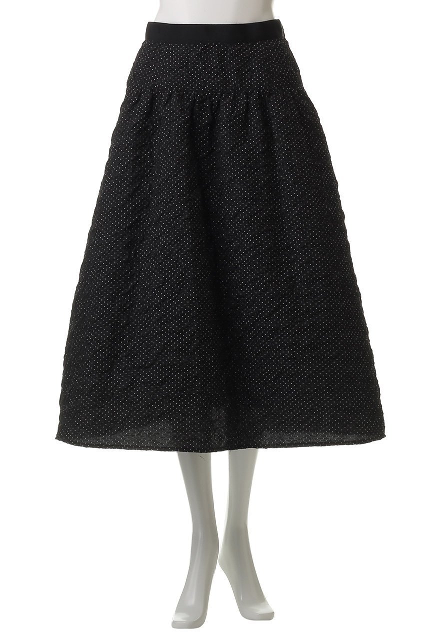【アナイ/ANAYI】のドットJQヨークギャザーフレアスカート 人気、トレンドファッション・服の通販 founy(ファニー) 　ファッション　Fashion　レディースファッション　WOMEN　スカート　Skirt　Aライン/フレアスカート　Flared A-Line Skirts　ロングスカート　Long Skirt　エレガント 上品　Elegant　ギャザー　Gather　ジャカード　Jacquard　ドット　Dot　フェミニン　Feminine　フレア　Flare　ヨーク　Yoke　ロング　Long　NEW・新作・新着・新入荷　New Arrivals　other-2|ID: prp329100004535060 ipo3291000000032049157