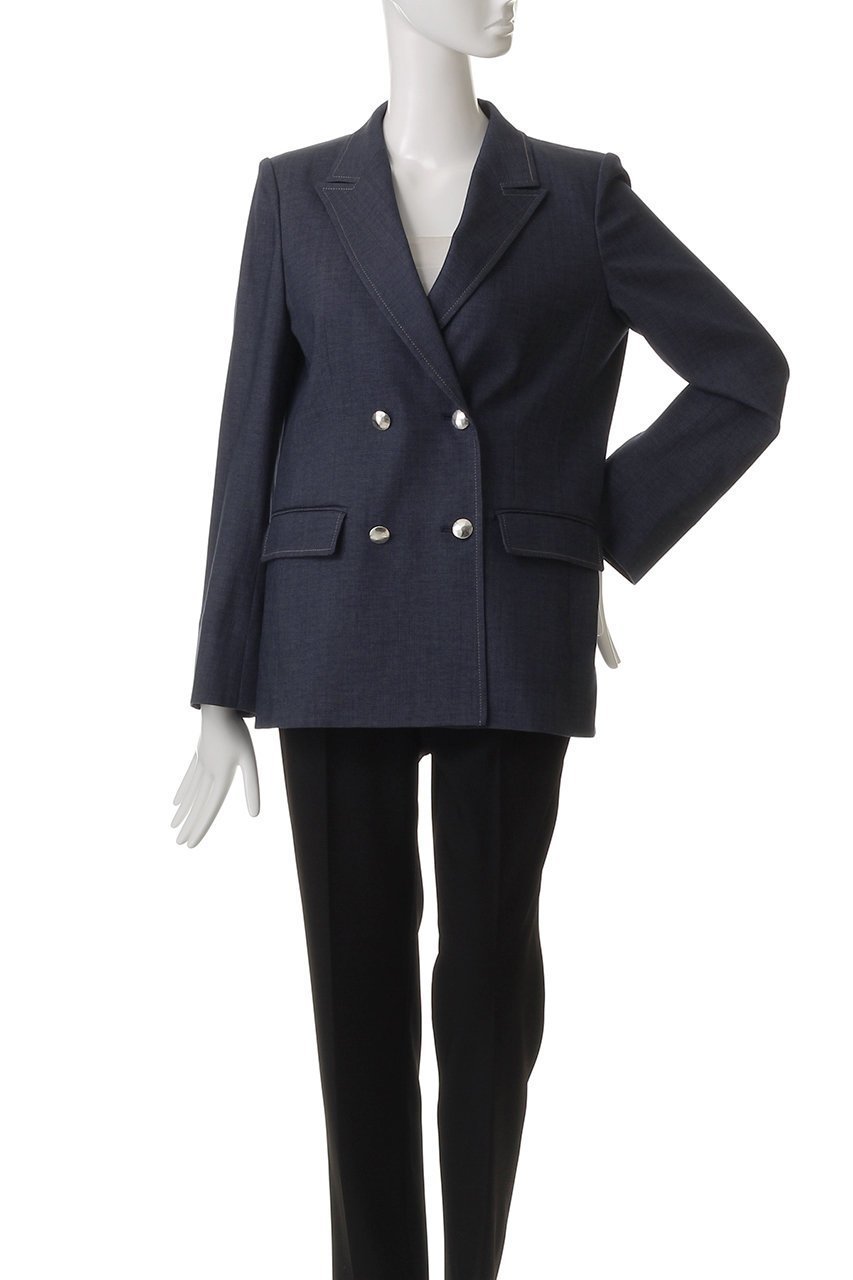 【アナイ/ANAYI】のオックスストレッチダブルジャケット 人気、トレンドファッション・服の通販 founy(ファニー) 　ファッション　Fashion　レディースファッション　WOMEN　アウター　Coat Outerwear　ジャケット　Jackets　オックス　Ox　ジャケット　Jacket　スリーブ　Sleeve　ダブル　Double　ロング　Long　NEW・新作・新着・新入荷　New Arrivals　other-2|ID: prp329100004535062 ipo3291000000032049167