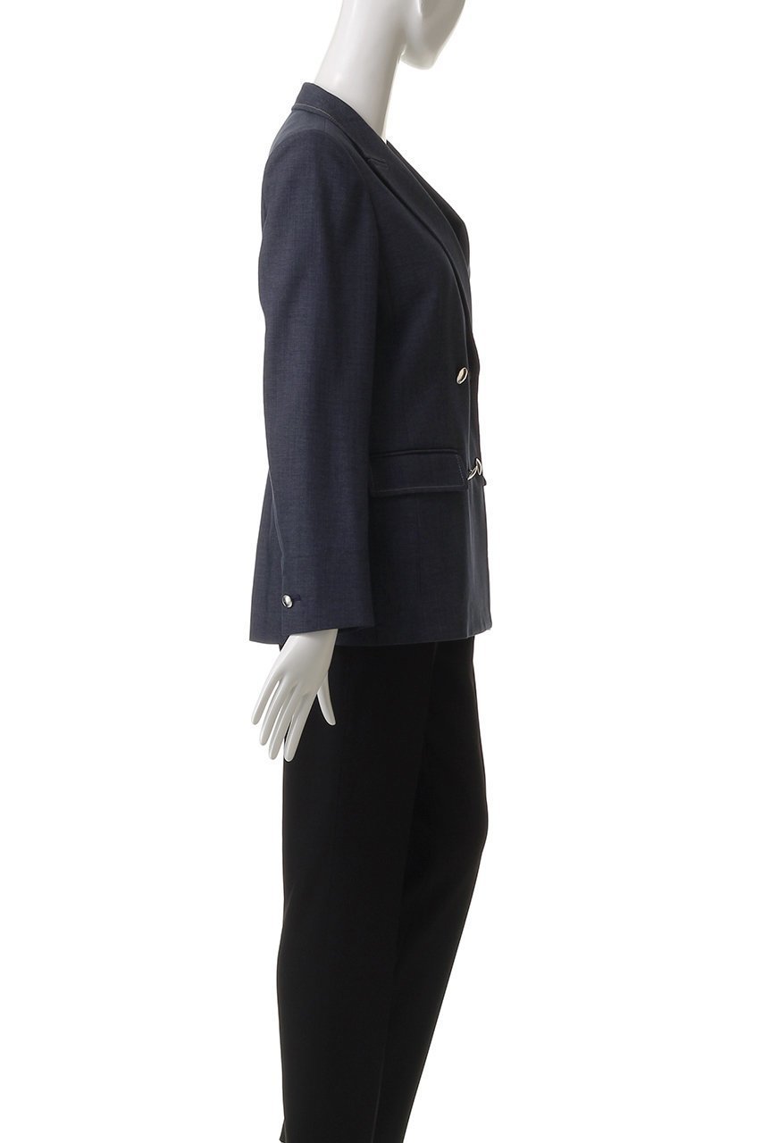 【アナイ/ANAYI】のオックスストレッチダブルジャケット 人気、トレンドファッション・服の通販 founy(ファニー) 　ファッション　Fashion　レディースファッション　WOMEN　アウター　Coat Outerwear　ジャケット　Jackets　オックス　Ox　ジャケット　Jacket　スリーブ　Sleeve　ダブル　Double　ロング　Long　NEW・新作・新着・新入荷　New Arrivals　other-3|ID: prp329100004535062 ipo3291000000032049169