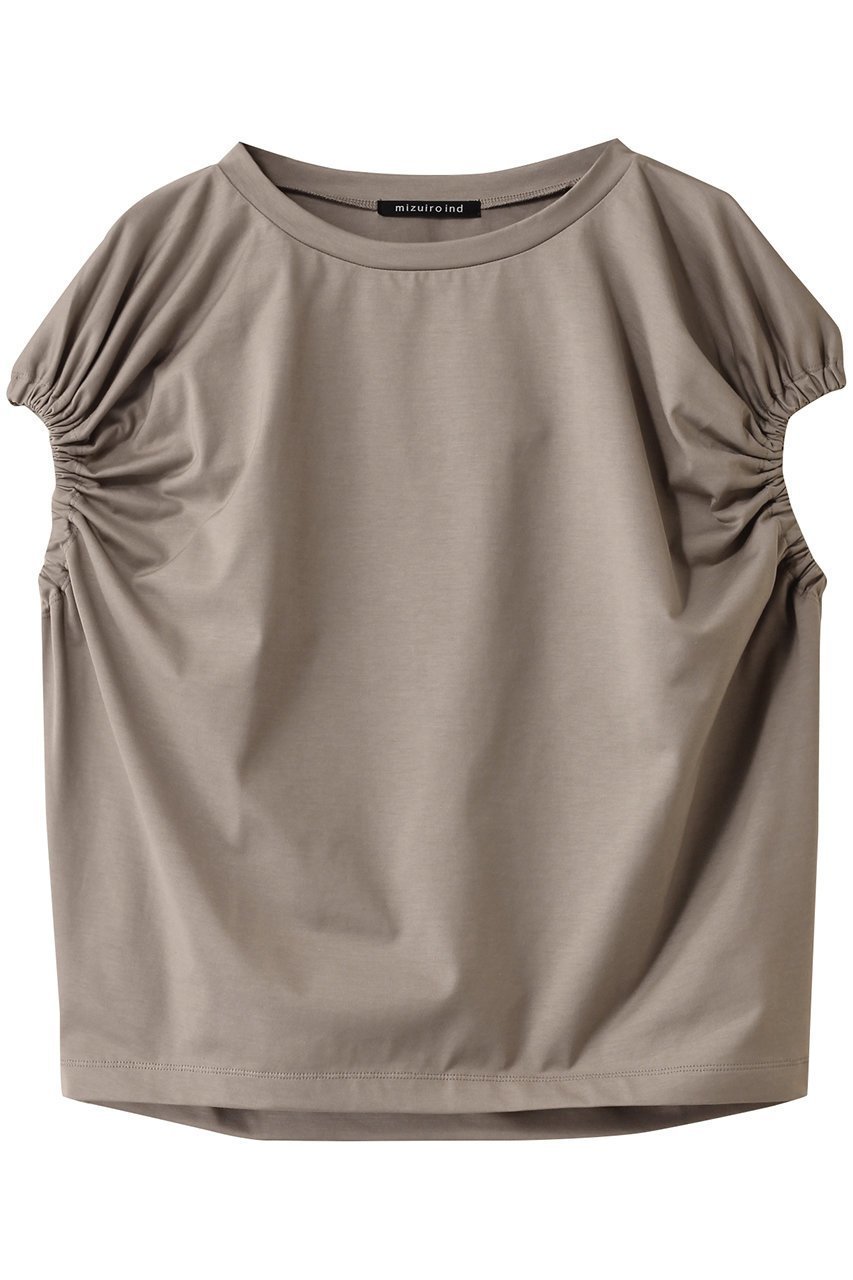 【ミズイロ インド/mizuiro ind】のgathered puff slv PO プルオーバー インテリア・キッズ・メンズ・レディースファッション・服の通販 founy(ファニー) 　ファッション　Fashion　レディースファッション　WOMEN　トップス・カットソー　Tops/Tshirt　シャツ/ブラウス　Shirts/Blouses　プルオーバー　Pullover　ギャザー　Gather　ショート　Short　スリーブ　Sleeve　フェミニン　Feminine　夏　Summer　NEW・新作・新着・新入荷　New Arrivals　春　Spring　S/S・春夏　Ss・Spring/Summer　beige|ID: prp329100004535066 ipo3291000000032049190