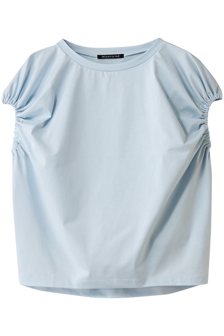【ミズイロ インド/mizuiro ind】のgathered puff slv PO プルオーバー インテリア・キッズ・メンズ・レディースファッション・服の通販 founy(ファニー) 　ファッション　Fashion　レディースファッション　WOMEN　トップス・カットソー　Tops/Tshirt　シャツ/ブラウス　Shirts/Blouses　プルオーバー　Pullover　ギャザー　Gather　ショート　Short　スリーブ　Sleeve　フェミニン　Feminine　夏　Summer　NEW・新作・新着・新入荷　New Arrivals　春　Spring　S/S・春夏　Ss・Spring/Summer　l.blue|ID: prp329100004535066 ipo3291000000032049192