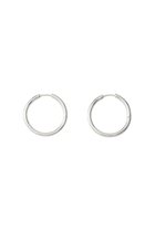 【ローラロンバルディ/LAURA LOMBARDI】のSilver seamless hoop medium ピアス シルバー|ID: prp329100004537159 ipo3291000000032061571