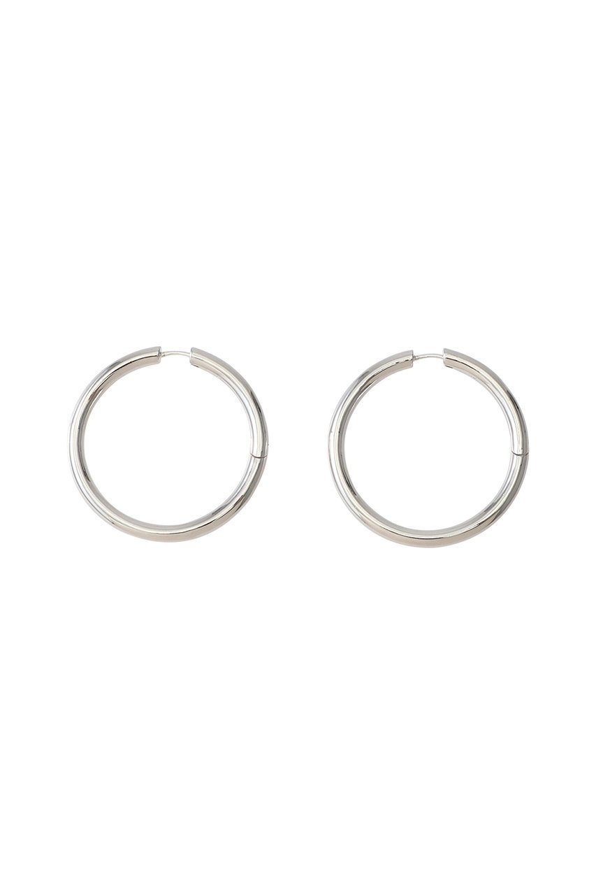 【ローラロンバルディ/LAURA LOMBARDI】のSilver seamless hoop large ピアス インテリア・キッズ・メンズ・レディースファッション・服の通販 founy(ファニー) 　ファッション　Fashion　レディースファッション　WOMEN　ジュエリー　Jewelry　リング　Rings　イヤリング　Earrings　イヤリング　Earrings　シルバー　Silver　デニム　Denim　フープ　Hoop　エレガント 上品　Elegant　NEW・新作・新着・新入荷　New Arrivals　シルバー|ID: prp329100004537160 ipo3291000000032061575