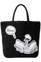 【ラドロー/LUDLOW】のCord bag (Swan) 人気、トレンドファッション・服の通販 founy(ファニー) ファッション Fashion レディースファッション WOMEN バッグ Bag フリル Frills モチーフ Motif レース Race thumbnail ブラック|ID: prp329100004537172 ipo3291000000032061644