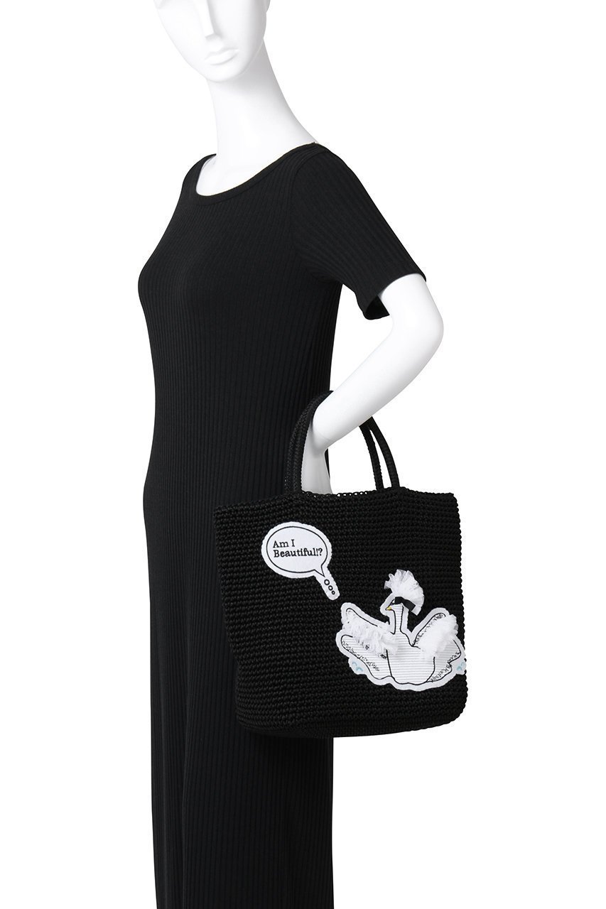 【ラドロー/LUDLOW】のCord bag (Swan) 人気、トレンドファッション・服の通販 founy(ファニー) 　ファッション　Fashion　レディースファッション　WOMEN　バッグ　Bag　フリル　Frills　モチーフ　Motif　レース　Race　other-2|ID: prp329100004537172 ipo3291000000032061645