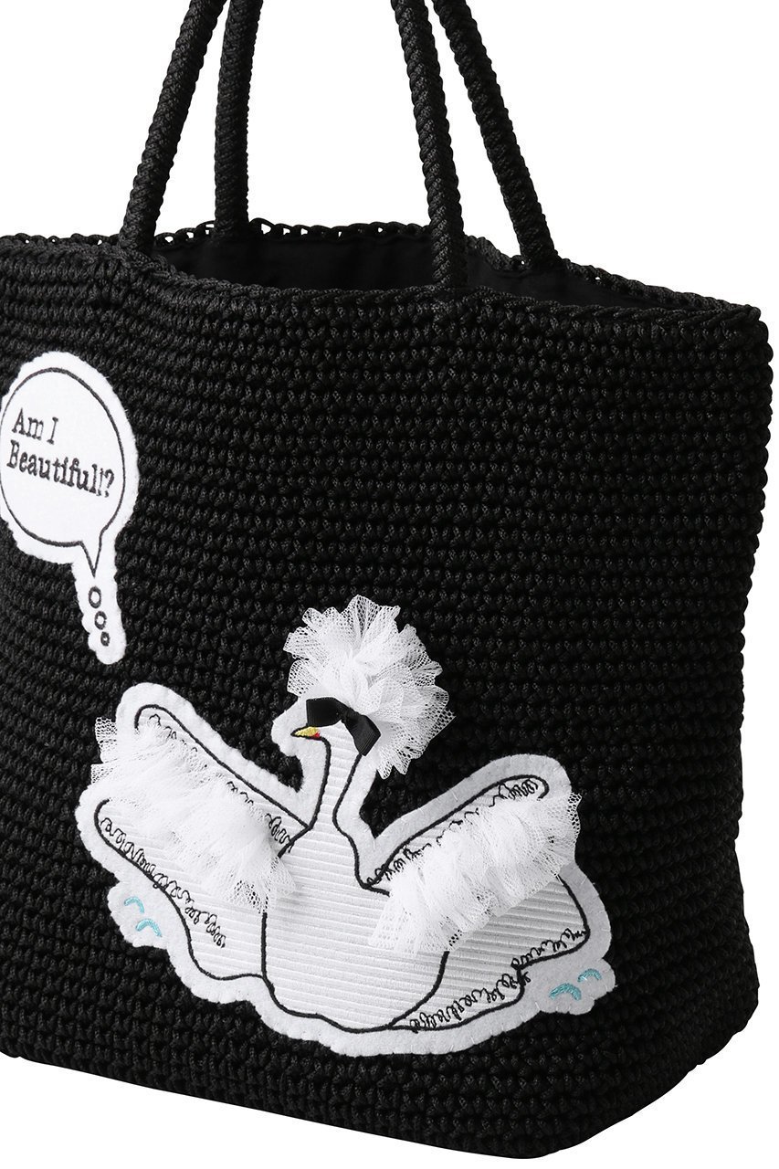 【ラドロー/LUDLOW】のCord bag (Swan) 人気、トレンドファッション・服の通販 founy(ファニー) 　ファッション　Fashion　レディースファッション　WOMEN　バッグ　Bag　フリル　Frills　モチーフ　Motif　レース　Race　other-4|ID: prp329100004537172 ipo3291000000032061647