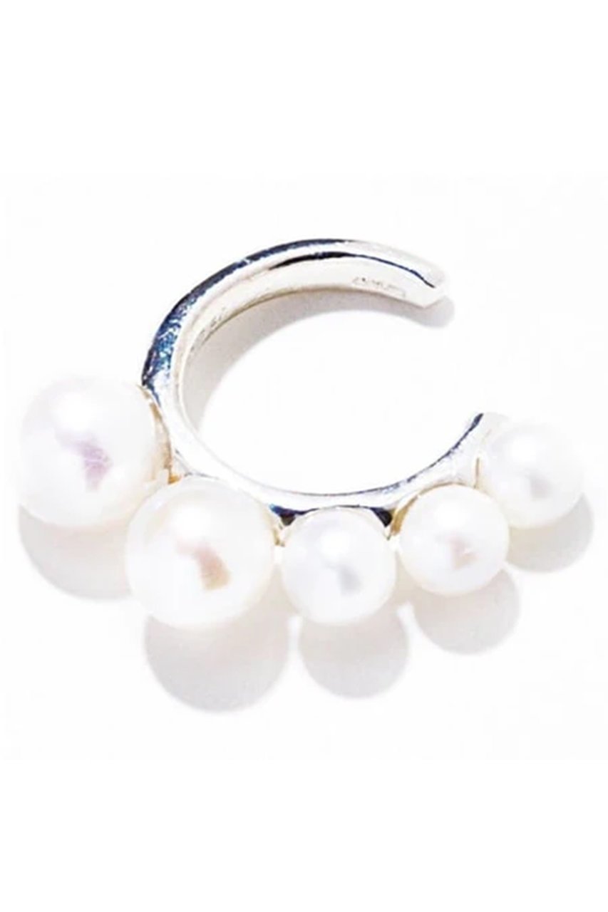 【イリスフォーセブン/IRIS 47】のpearl イヤーカフ インテリア・キッズ・メンズ・レディースファッション・服の通販 founy(ファニー) 　ファッション　Fashion　レディースファッション　Fashion for Women　ジュエリー　Jewelry　ファッションリング　Fashion Rings　イヤリング・フープ・ドロップタイプ　Hoop, Drop & Clip Earrings　おすすめ　Recommended / Our Picks　イヤリング　Earrings　イヤーカフ　Ear Cuffs　エレガント 上品　Elegant　パール　Pearl, Pearl Accent　片耳　One-Ear, Single Earring　シルバー|ID: prp329100004537173 ipo3291000000035612747