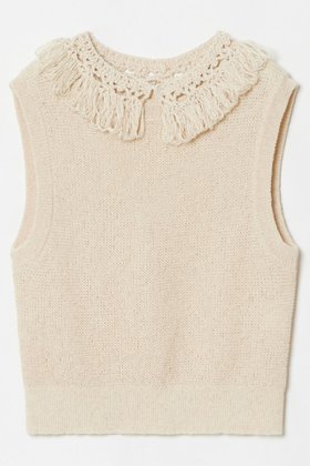 【ハウス オブ ロータス/HOUSE OF LOTUS】 ミックスヤーンデタッチャブルカラープルオーバー人気、トレンドファッション・服の通販 founy(ファニー) ファッション Fashion レディースファッション WOMEN トップス・カットソー Tops/Tshirt ニット Knit Tops プルオーバー Pullover かぎ針 Crochet バランス Balance ミックス Mix リネン Linen NEW・新作・新着・新入荷 New Arrivals |ID:prp329100004537178