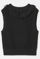【ハウス オブ ロータス/HOUSE OF LOTUS】のミックスヤーンデタッチャブルカラープルオーバー ブラック|ID: prp329100004537178 ipo3291000000032061688