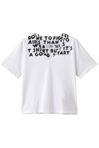 【エムエム6 メゾン マルタン マルジェラ/MM6 Maison Martin Margiela】のVネック プリントTシャツ ホワイト|ID: prp329100004537201 ipo3291000000032061908