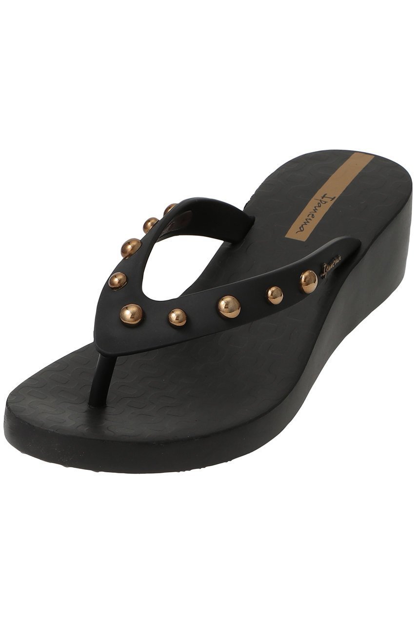 【イパネマ/Ipanema】のPLAT GLAM ビーチサンダル インテリア・キッズ・メンズ・レディースファッション・服の通販 founy(ファニー) 　ファッション　Fashion　レディースファッション　WOMEN　クッション　Cushion　サンダル　Sandals　スタッズ　Studs　ビーチ　Beach　フィット　Fit　夏　Summer　NEW・新作・新着・新入荷　New Arrivals　ブラック/ブロンズ|ID: prp329100004537206 ipo3291000000032061936